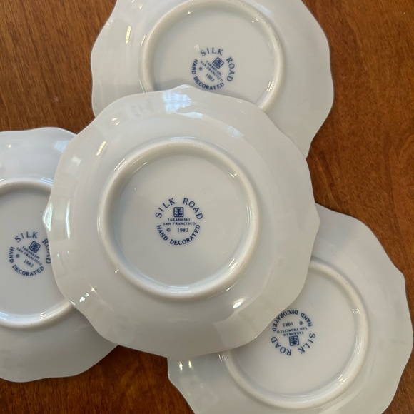 Set of 4 Silk Road Takahashi San Francisco coasters/small plates. - Picture 2 of 6